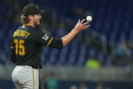 Ashcraft tosses gem for Pirates to end skid